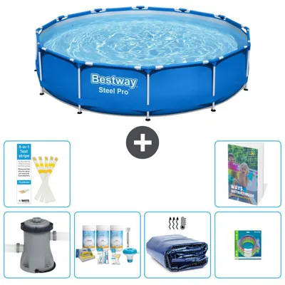 Zdjęcie produktu dla Bestway Steel Pro Okrągły – 366 x 76 cm – 7 elementów S282