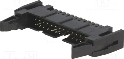 Obrázok produktu pre 1x zásuvka s výstupkom, priama, samica, priechodná, 26 kontaktov, 2,54 mm, kód: T816126A1S102CEU - Ste