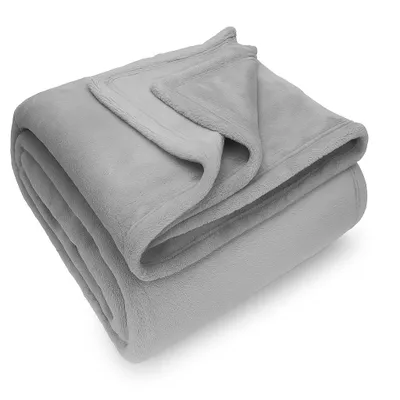 Produktbild von Betz TEDDY Wohndecke 150x200 cm Kuscheldecke XXL  Farbe: silber
