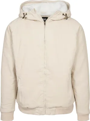 Produktbild von Urban Classics - Hooded Sherpa Jacke hell beige sand - M