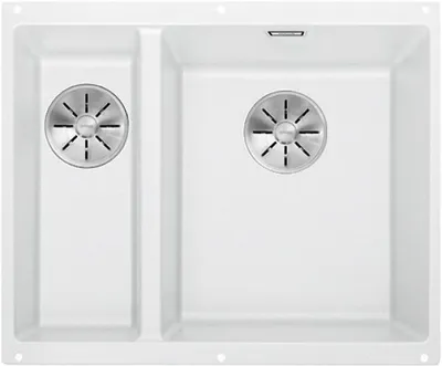 Immagine prodotto di Lavello in granito Blanco SUBLINE 340/160-U 460 x 555 mm bianco 523562