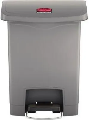 Produktbild von Rubbermaid 1883600, 30 l, Rechteckig, Kunststoff, Harz, Grau, Terrasse, Kunststoff