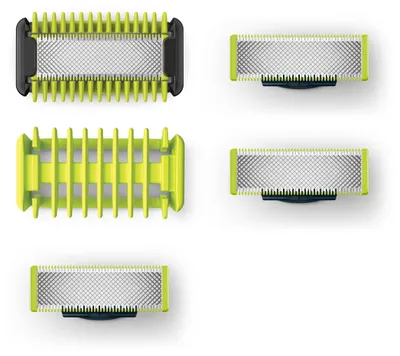 Immagine prodotto di Philips Norelco OneBlade QP310/50, Testina di rasatura, 5 testine, Argento, Giallo, Philips, OneBlade (QP25xx), OneBlade (QP26xx), OneBlade Pro (QP65xx), OneBlade Pro (QP66xx)