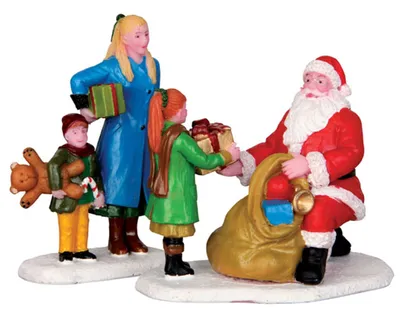 Immagine prodotto di Lemax - Regali di Babbo Natale, set di 2 42245