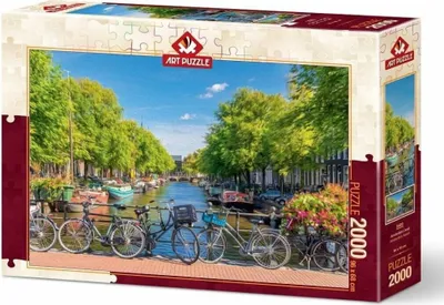 Zdjęcie produktu dla ART PUZZLE Puzzle Amsterdam Canal 2000 elementów