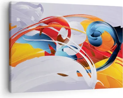 Produktbild von Bild auf Leinwand - Leinwandbild - Abstraktion modern - 70x50cm - Wand Bild - Wanddeko - Wandbilder - Leinwanddruck - Bilder - Kunstdruck - Wanddekoration - Leinwand bilder - Wandkunst - AA70x50-3529