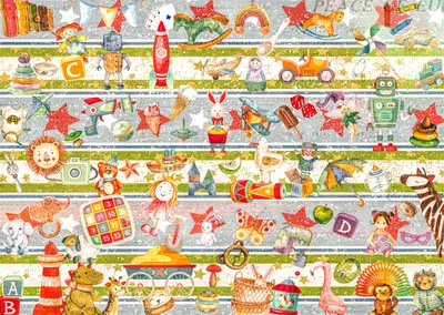 Produktbild von Enjoy Puzzle Puzzle Toyland - 1000 Teile buntes Spielzeug