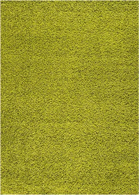 Produktbild von Teppich Prime Shaggy Hochflor Langflor Einfarbig Modern Grün für Wohnzimmer, Schlafzimmer, küche