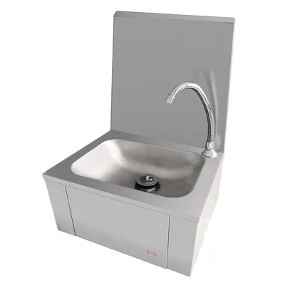 Produktbild von Skyrainbow Handwaschbecken Aus Edelstahl - Mit Kniebedienung - 400 X 340 X 585 Mm