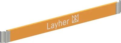 Produktbild von Layher Bordbrett 1,8m mit Klaue