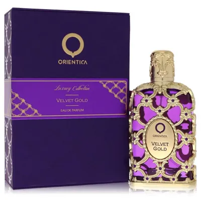 Produktbild von Orientica Velvet Gold, 80 ml, Flüssiges Parfüm, Bergamotte, Karamell, Rosa Pfeffer, Violett, Patschuli, Rose, Patchouli,Rose, Powdery, Animalic, Moschus, Vanille