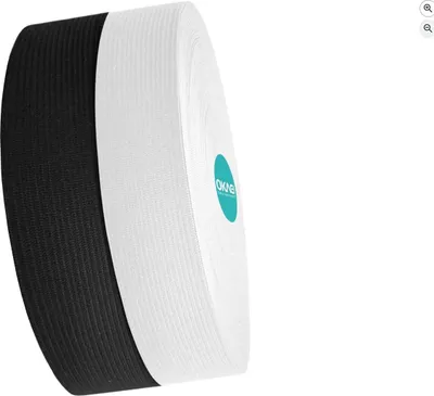 Produktbild von 25 m Gummiband, Gummilitze, Wäschegummi, Hosengummi, 10 mm Weis