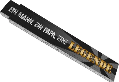 Produktbild von Ein Mann, ein Papa, eine Legende Meterstab aus Holz