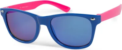 Produktbild von styleBREAKER Kinder Sonnenbrille Retro Nerd Design mit verspiegelten oder getönten Gläsern | UV400 Schutz | Kunststoffrahmen | für Kleinkinder 18 Monate bis 4 Jahre