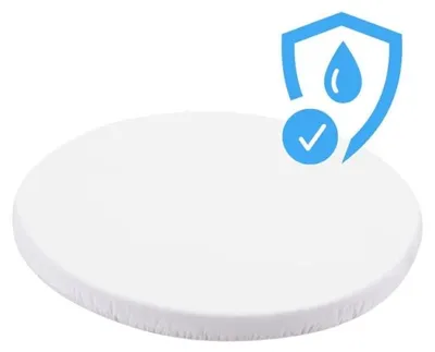 Produktbild von Wasserdichtes Spannbettlaken – Ovales 7-in-1-Babybett – Weiß