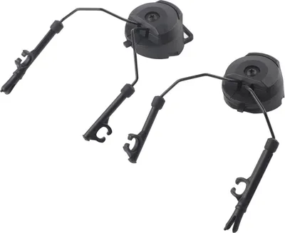 Obrázok produktu pre 2 ks POM z nehrdzavejúcej ocele Prilba Bow Rail Suspension Headset Support pre Peltor Comtac (Black)