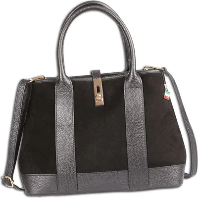 Obrázek produktu pro Dámská kabelka Florence, kožená, černá, rozměry 145 x 36 x 23 cm, OTF186S1