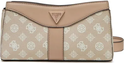Produktbild von Guess Damen Schultertasche Umhängetasche DORYS Beige Synthetik-
