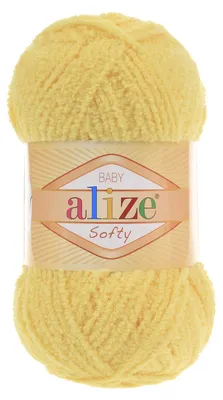 Produktbild von Alize Baby Softy Wolle 50g/115m Lemonade 187 – extra weich