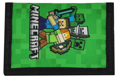 Produktbild von Theonoi Kinder Geldbörse Geldbeutel Portemonnaie Brieftasche (Minecraft)