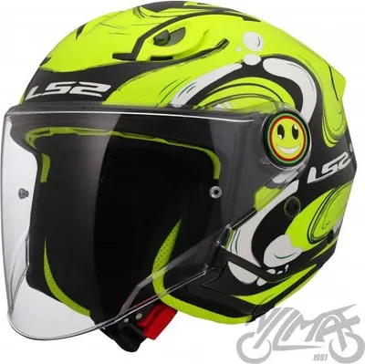 Obrázek produktu pro Motocyklová helma LS2 OF622 Funny II H-VIS žlutá S - bezpečný a stylový výběr