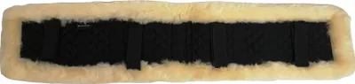 Produktbild von Engel Reitsport Lammfell Brustblattunterlage Schwarz/Med. 80x14cm
