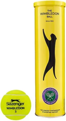 Immagine prodotto di Palline da tennis Slazenger Wimbledon 2024, 3 palline, giallo