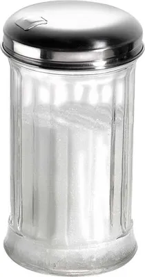 Produktbild von APS Zuckerdosierer mit Dosierklappe Edelstahl/Glas
