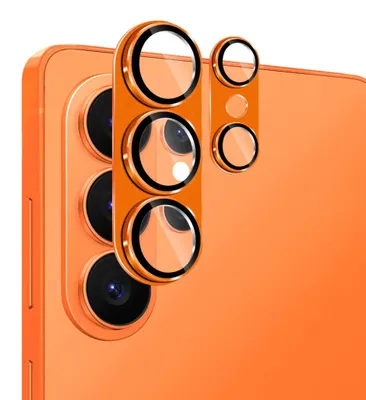 Obrázok produktu pre Ochranné sklo fotoaparátu Ochrana objektívu pre Samsung Galaxy S26 Ultra 9H tvrdené sklo oranžové
