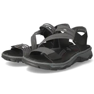 Produktbild von Rieker Sandalen Damen Synthetik Grau Größe: 37