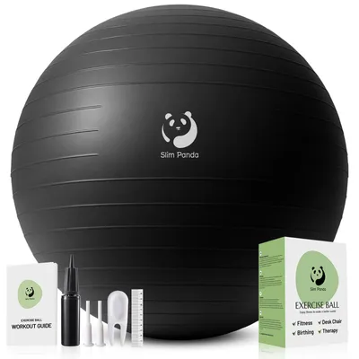 Obrázek produktu pro Gymnastický míč, 55-85 cm, odolný proti prasknutí, sedací míč s pumpou, určený pro fitness a terapii