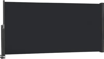 Produktbild von Markiza boczna 100x300cm Osłona balkonowa Wysuwana roleta boczna 100% poliester aluminiowy stojak Osłona z uchwytem Antracyt CEEDIR