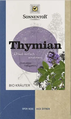 Produktbild von -Thymian-Tee – 18 Doppelkammerbeutel für kräftigen, vollmundigen Genuss 21,6 g, DK-Beutel