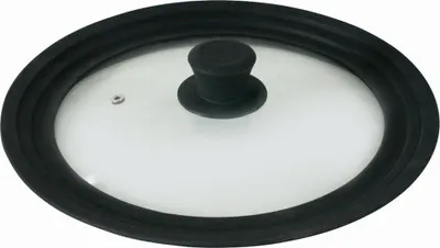 Produktbild von Glasdeckel mit Silikonrand 20/22/24 cm