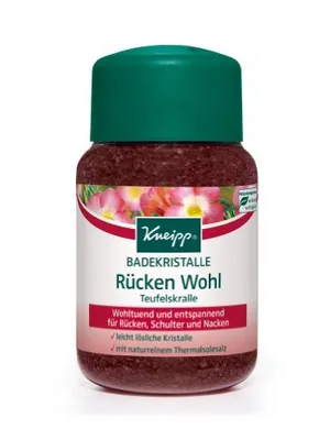 Produktbild von Kneipp Badekristalle Rücken Wohl Teufelskralle, 2er Pack (2 x 500 g)