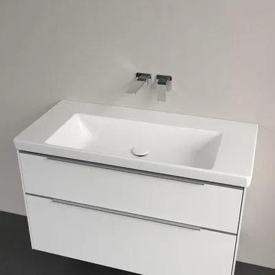 Produktbild von Villeroy & Boch Subway 3.0 Schrankwaschtisch 100 cm, ohne Hahnloch, ohne Überlauf