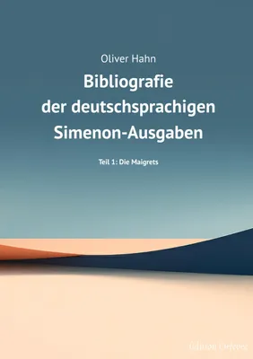 Produktbild von Simenon-Bibliografie