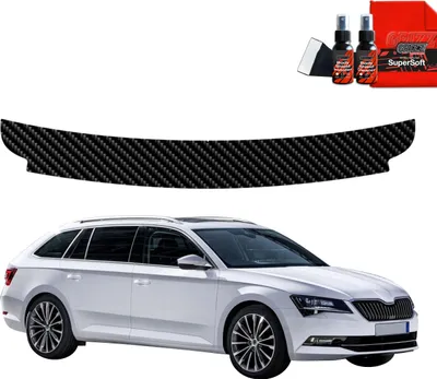 Obrázek produktu pro Ochranná fólie z uhlíku Grizz Protector pro nakládací hranu – Škoda Superb 3 Combi (2016–2019)
