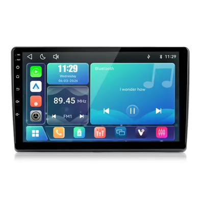 Productafbeelding van Hexinex 9-inch Linux autoradio voor Fiat Ducato 2006-2023, met draadloze CarPlay, Android Auto, Bluetooth, FM, stuurwielbediening, WiFi, 2DIN, USB en DSP