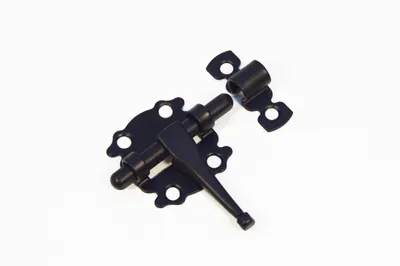 Produktbild von Möbelriegel Türriegel Torriegel Schubriegel Torschieber Bolzenriegel Schwarz, 40mm