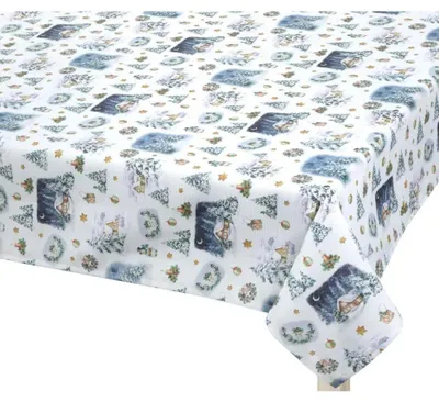 Immagine prodotto di Tovaglia NATALE - 70x70 cm - Blu,Bianco