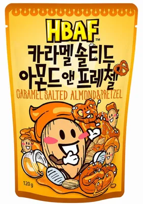 Produktbild von HBAF Caramel Salted Almond & Pretzel 120g