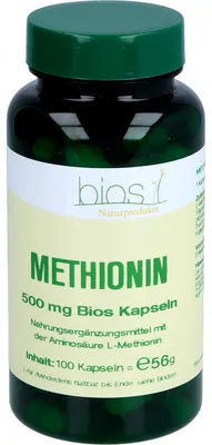 Zdjęcie produktu dla Metionina 500 mg Bios Capsules 100 kapsułek
