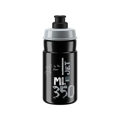Produktbild von Elite Cycling Jet Black 350 ml Fahrradflasche