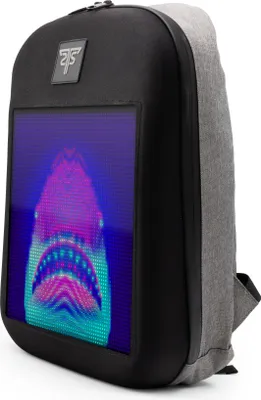 Produktbild von Hyrican LED Laptop Rucksack, 15,6'', Polyester+ LED-panel, schwarz