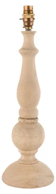 Immagine prodotto di Lampada da tavolo in legno HIDCOTE, legno chiaro, 1xB22x10W, dimensioni: 44,5x13,5x13,5 cm, IP20, Endon