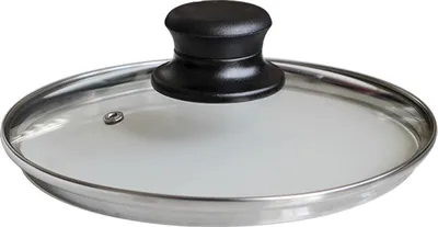 Produktbild von Universaldeckel RUBIN 16 cm mit Kunststoffknopf / Glasdeckel / Universal - Deckel / Pfannendeckel / Topfdeckel