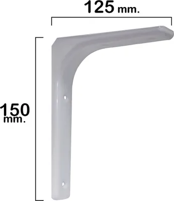 Immagine prodotto di Anta bianca rinforzata 150x125 mm.