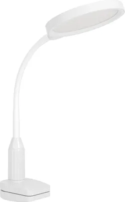 Produktbild von EGLO LED Klemmlampe Lauro, Schreibtischlampe mit Klemme, Leselampe touch dimmbar, Kunststoff in Weiß, warmweiß-kaltweiß