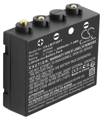 Obrázek produktu pro TECHTEK Baterie kompatibilní s [Ledlenser] H7 SE, H7R, H7R CR, H7R SE, HR7.2 nahrazuje 603040